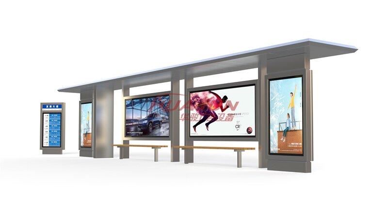 浙江杭州不銹鋼候車(chē)亭發(fā)貨